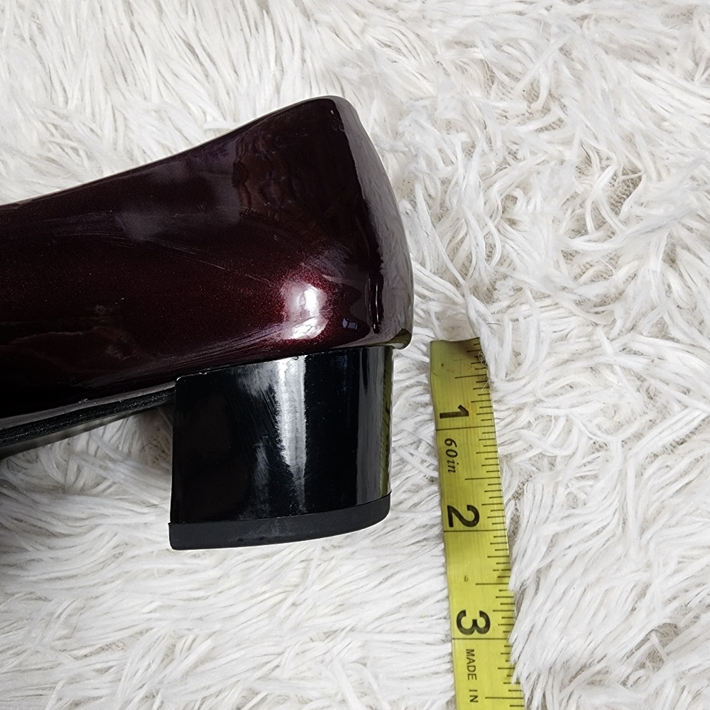 Lady Godiva Shiny Brown Heels 7.5 - Picture 10 of 14